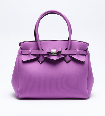 ÖZEL TASARIM MOR ÇANTA