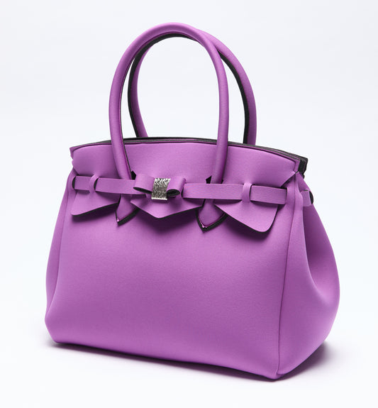 ÖZEL TASARIM MOR ÇANTA