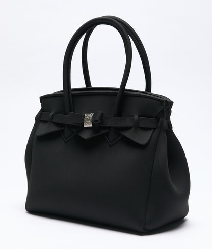 ÖZEL TASARIM SİYAH ÇANTA