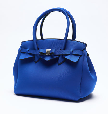 ÖZEL TASARIM MAVİ ÇANTA